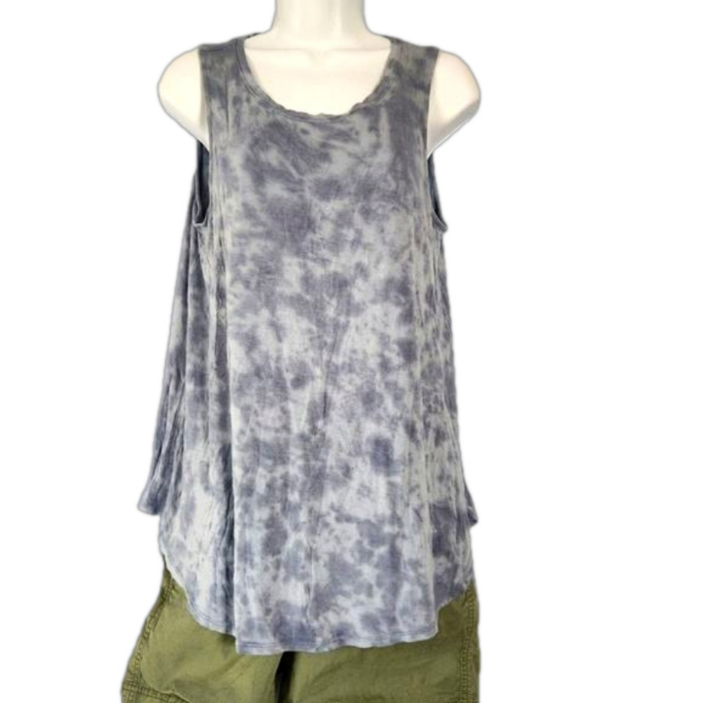 Old Navy Marbled blue tank